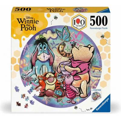 Ravensburger - Puzzle Winnie the Pooh - circular - 500 piese