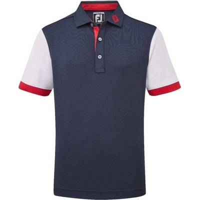 FootJoy Colour Block Pique Navy