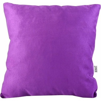 EMI fialový semiš Vankúš 40x40