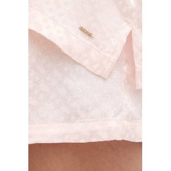 BOSS пижама тип риза дамска с вискоза B Monogram_Top (50561023)