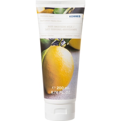 Korres Мляко за тяло с екстракт от босилек и лимон, 200 ml