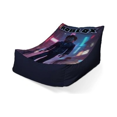 Sablio sedací vak lounge ROBLOX Neonové město 80 x 95 x 50 cm