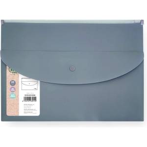 SPOKO Папки SPOKO ReLeaf PP A/5 с цип и DL патент SoftTouch сиви S110451206 (S110451206)