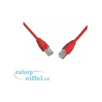 Solarix C5E-315RD-5MB patch CAT5E SFTP PVC, 5m, červený