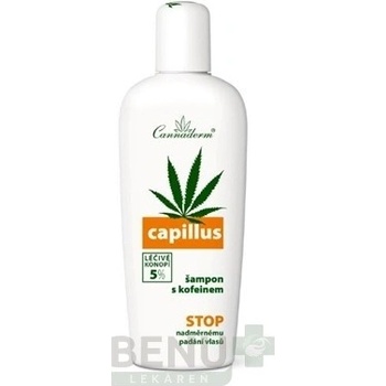 Cannaderm Capillus šampón s kofeínom proti vypadávaniu vlasov 150 ml