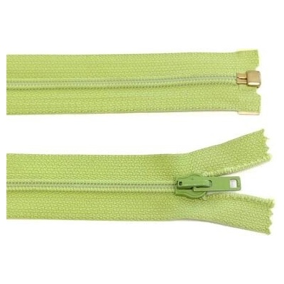 Zip spirálový dělitelný No 6 délka 70 cm barva 12 pistáciová