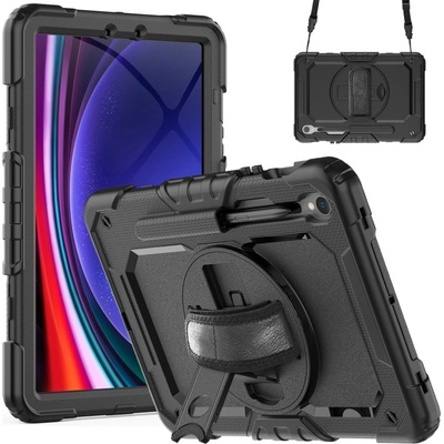 Vsetkonamobil 102886 SOLID 360 Odolný obal pre Samsung Galaxy Tab S9 / Tab S9 FE / Tab S10 FE / S10 Lite čierny