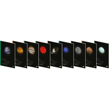 Elisa Zošit A5 linajkový 40l planéty