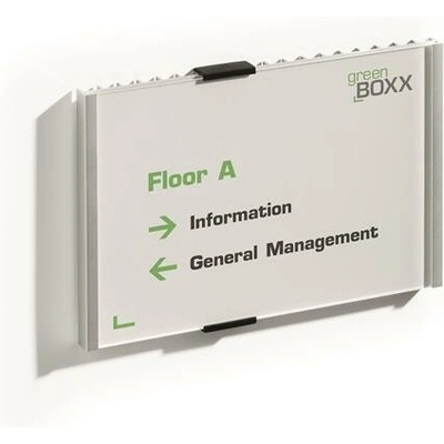 Informačná tabuľa, 210x148,5 mm, DURABLE "INFO SIGN", strieborná