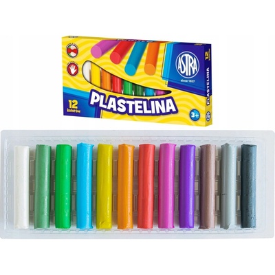 Astra Plastelína voňavá 12 pastelových farieb (1276)