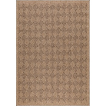 Ayyildiz Пътека за открито и закрито в тъмно естествен цвят 80x250 cm Dhaka - Ayyildiz Carpets (DHAKA802508713BLACK)