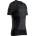 X-Bionic Дамска тениска X-Bionic Women's Xceed Run Perform Shirt Running shirt - X Black / X White (916-5445-0213)