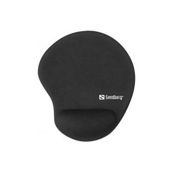 Sandberg gel mousepad wrist rest bulk gel mousepad wrist rest bulk, black, monotone, wrist rest, non-slip base
