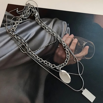 HARAHU Колие ja-38329 - Сребърен kp38329 (ja-38329)