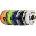 Spectrum 80748 3D филамент, Premium PET-G, 1, 75mm, 5x250g, Бял, Черен, Оранжев, Син, Зелен (Mix Arctic white, Deep black, Lion orange, Navy Blue, Lime green) (80748)
