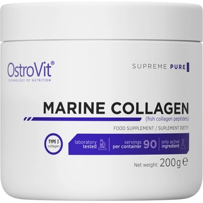 OstroVit Marine Collagen / Hydrolyzed Fish Collagen Powder [200 грама] Неовкусен