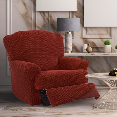 Nueva Textura strečový potah na relaxační křeslo Niagara cihlový š.70 - 90 cm