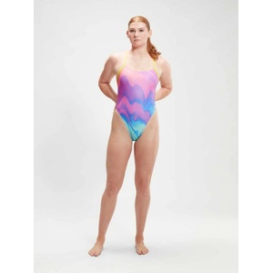 Speedo Цял бански womens allover digital tie back