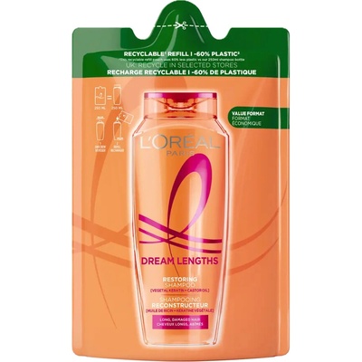 Elseve Šampon Dream Long náhradní náplň 250 ml