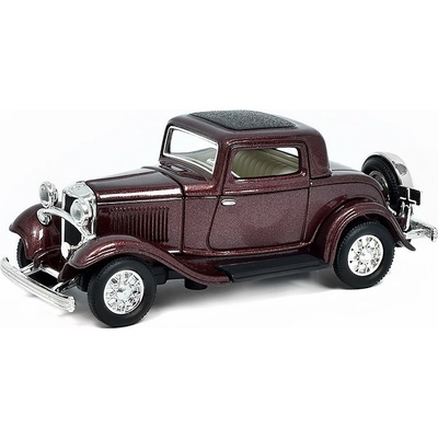 Lucky Die Cast Ford 3-Window Coupe 1932 vínově červená 1:43
