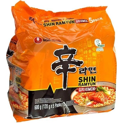 Nongshim instantní nudle Shin Kimchi 5x 120 g