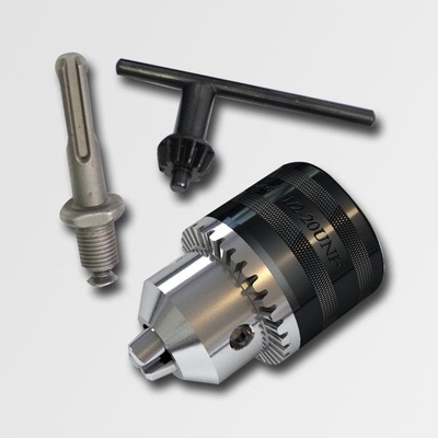 RICHMANN Sklíčidlo zubové závitové s kličkou | 1/2"-20UNF 1,5-13 mm plus redukce SDS PLUS