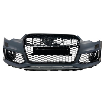 Предна броня за Audi A6 (2011-2014) - RS6 Design с отвори за парктроник (BUMPA6B)