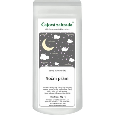 Čajová zahrada Noční přání zelený ochucený čaj 1 kg