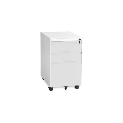 Plesio Метален контейнер с 3 чекмеджета сив