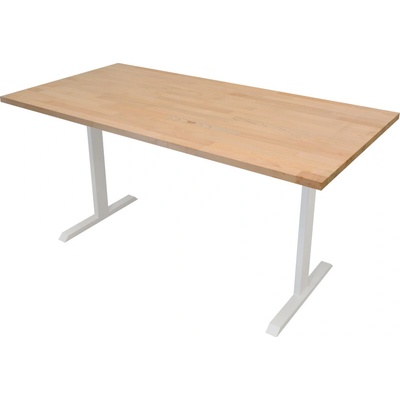 ZLKL Kancelářský stůl 1600 x 800 mm P00266-14 buková spárovka/bílý