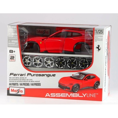 MAISTO Ferrari Purosangue Model KIT červená 1:24