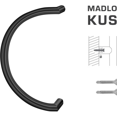 MPkovania FT - MADLO kód K16 Ø 30 mm ST ks Rozteč madla: 300 mm, Rozmer profilu madla: Ø 30 mm, Dĺžka: 330 mm