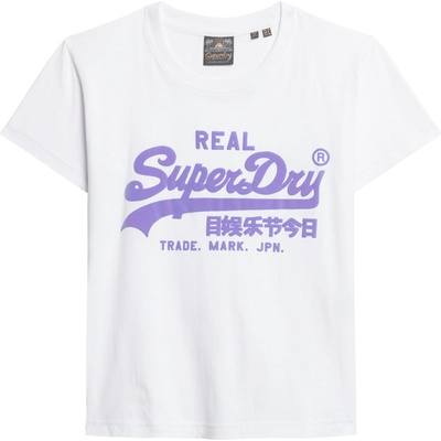 Superdry Тениска бяло, размер 38