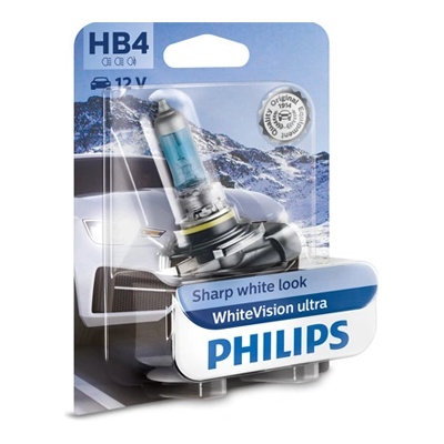Крушка, фар за дълги светлини PHILIPS HB4, 12V, 55W, 4200K, 1095lm, 1 бр