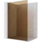 Mexen Kioto L душ преграда Walk-in 110 x 200 см, кафяво, gun metal - 800-110-103-95-32 (800-110-103-95-32)