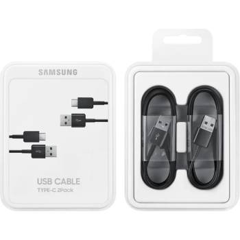 Samsung кабел за данни 2бр USB - Type-C, 150см, ЧЕРЕН EP-DG930MBE (EP-DG930MBE)