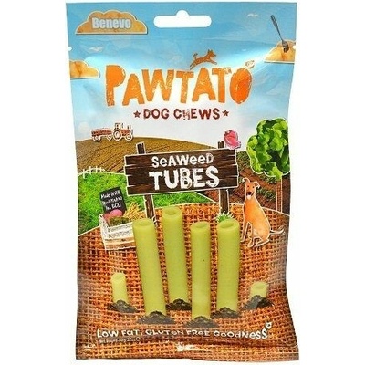 Benevo Odmena pre psov Pawtato Tubes Seaweed 90 g