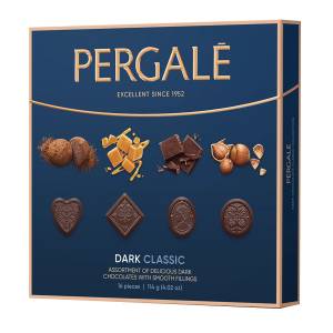 Pergalė PergalĖ КЛАСИК БОНБОНИ АСОРТИ С ТЪМЕН ШОКОЛАД 114Г