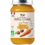 Simple Comme Био зеленчуково пюре Simple Comme - С говеждо, пшеница и зеленчуци, 6 м+, 190 g (3288131900636) - baby