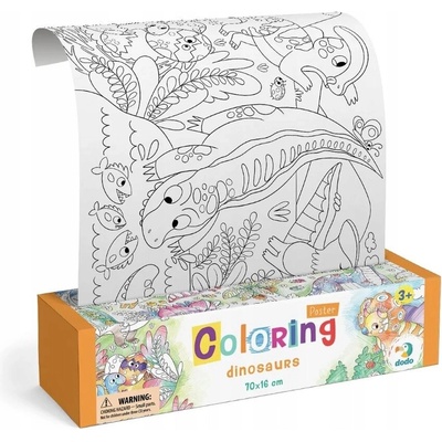 Omaľovánka v rolke Dodo 300328 dinosaury 70x16 cm
