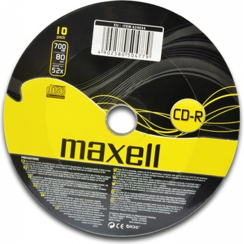 Maxell CD-R 700MB 52x, 10ks