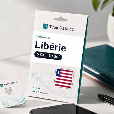 eSIM Libérie 5 GB / 29 dní