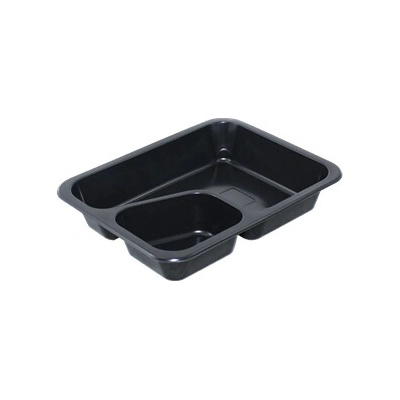 ECOFOL Plastová zatavovací miska COLT 2D černá PP 227x178x50 mm ideal pack® bal/50 ks