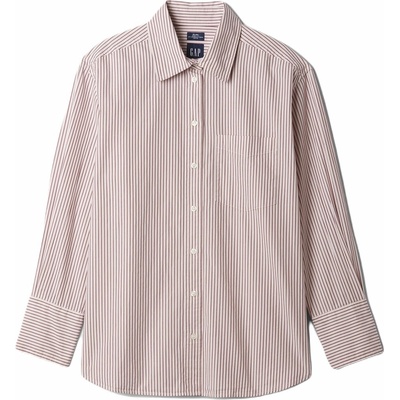 GAP dámska košeľa BIG SHIRT červená biela