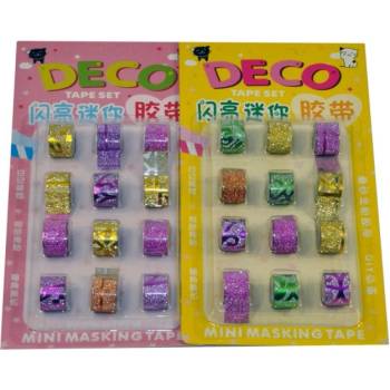 Тиксо брокат мини комплект 12бр. на блистер 201