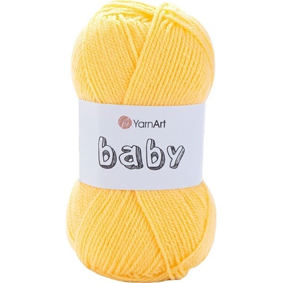 YARNART Baby 315 Yellow Плетива прежда (Baby 315)