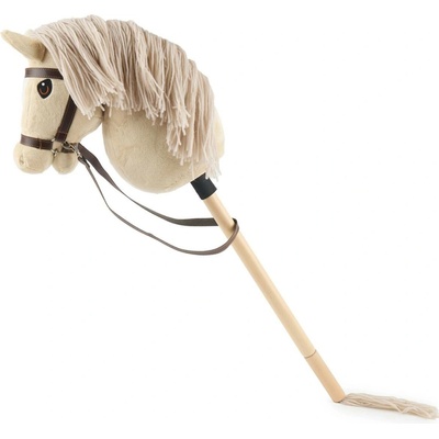 Hobby horse Bieco na palici béžový