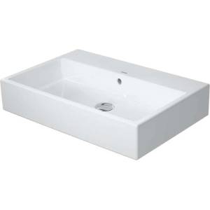 Duravit Vero Air - Умивалник за вграждане 70x47 см, с преливник, без отвор за смесител, бял 2350700028 (2350700028)