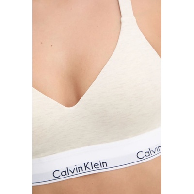 Calvin Klein Underwear Сутиен Calvin Klein Underwear в бежово с меланжов десен 000QF7900E (000QF7900E)