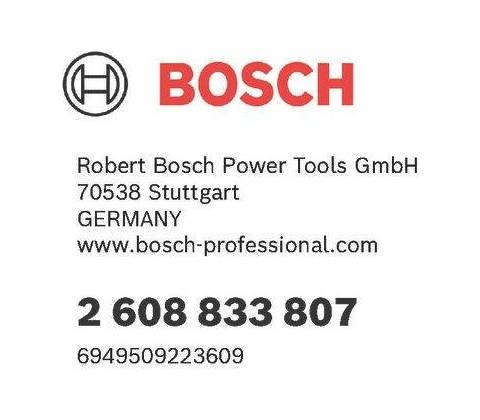 Bosch 2608833807